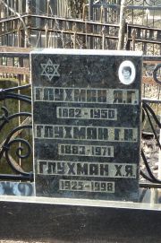 Глухман Я. Г., Москва, Востряковское кладбище
